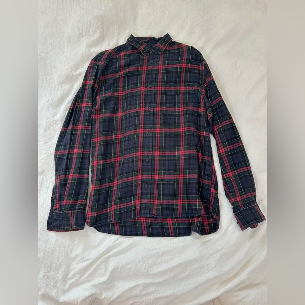 Navy Flannel Shirt - Picture 7 of 7